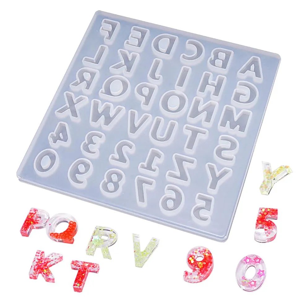 Alphabet Resin Silicon Mold