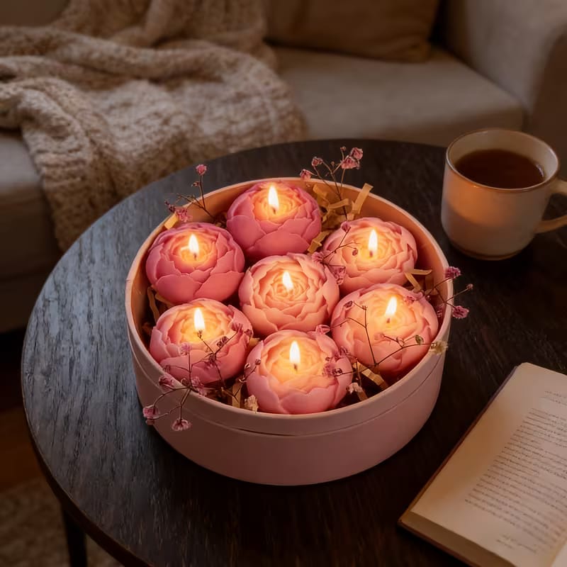 Flower Candle – Silicone Mold