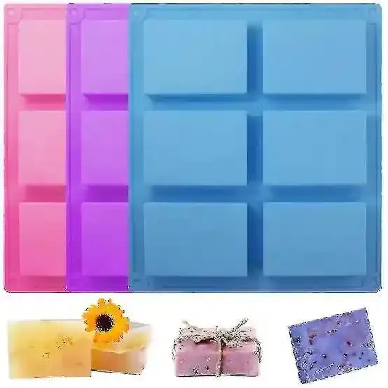 Silicone Soap Mold for Handmade Soap Making – Durable Non-Stick Mold