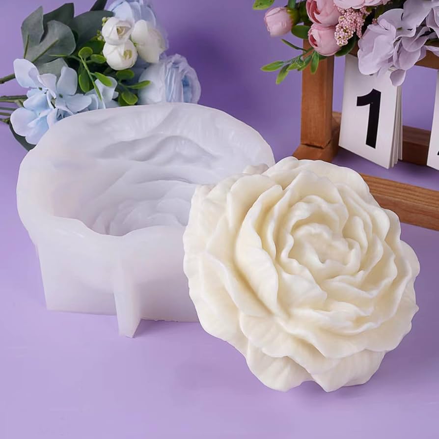 3D Peony Flower Silicone Mold