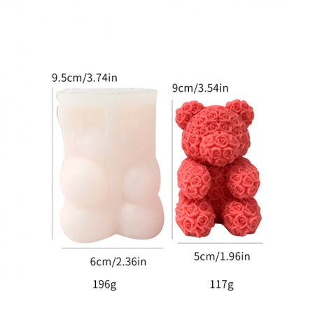 Teddy Bear Candle – Silicone Mold