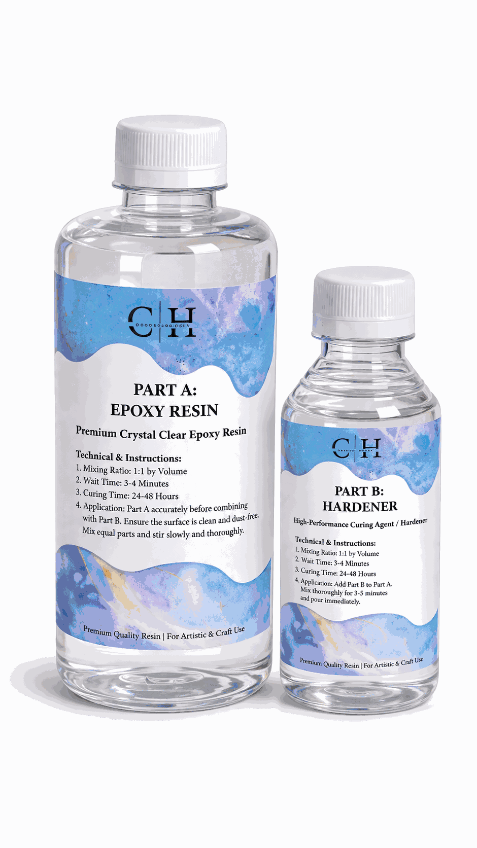 Premium Epoxy Resin & Hardener Set (750 GM) – Crystal Clear | Candles House
