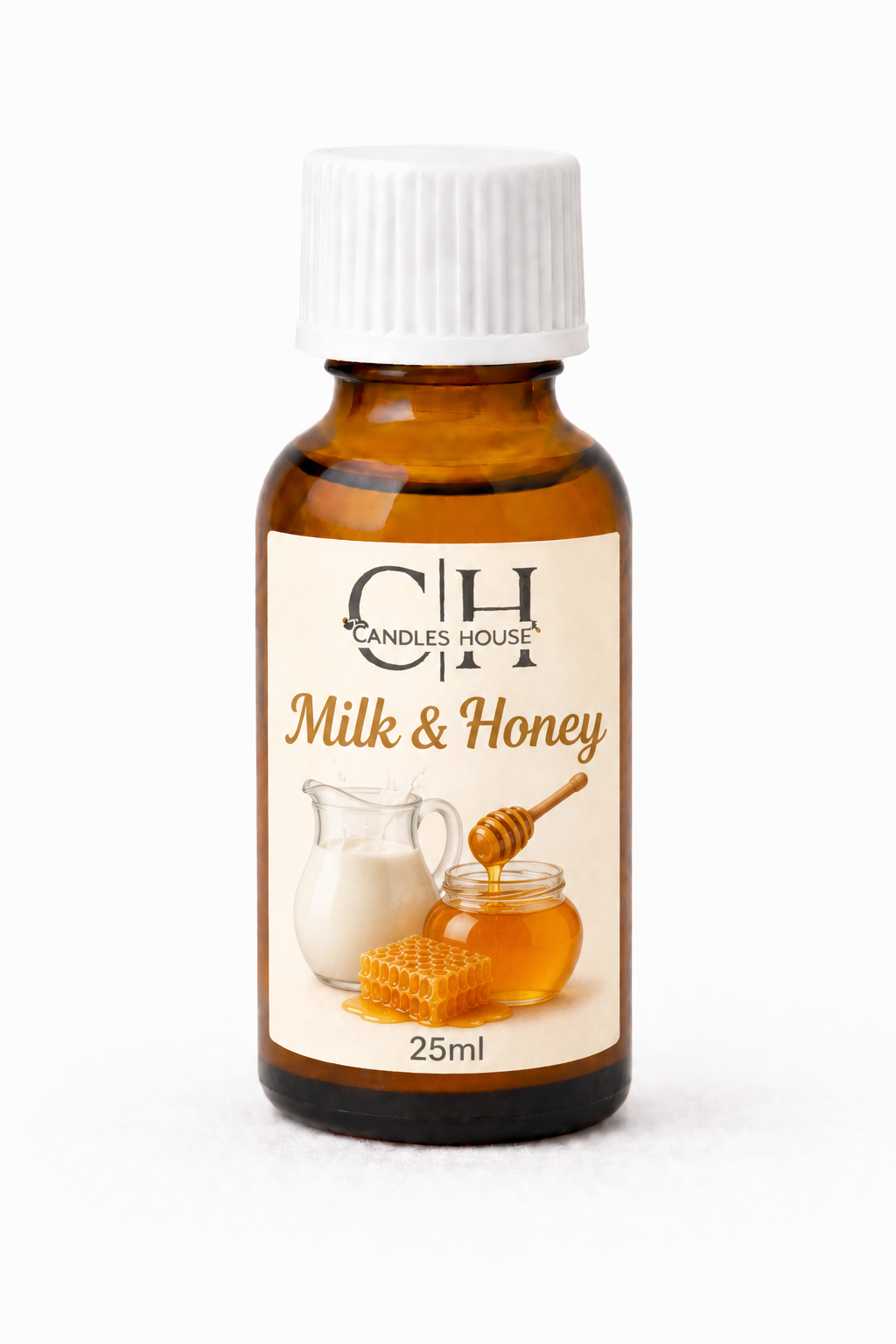 Milk & Honey Candle Fragrance Oil 25ml | Premium Sweet Scent for Candle Making | Candles House