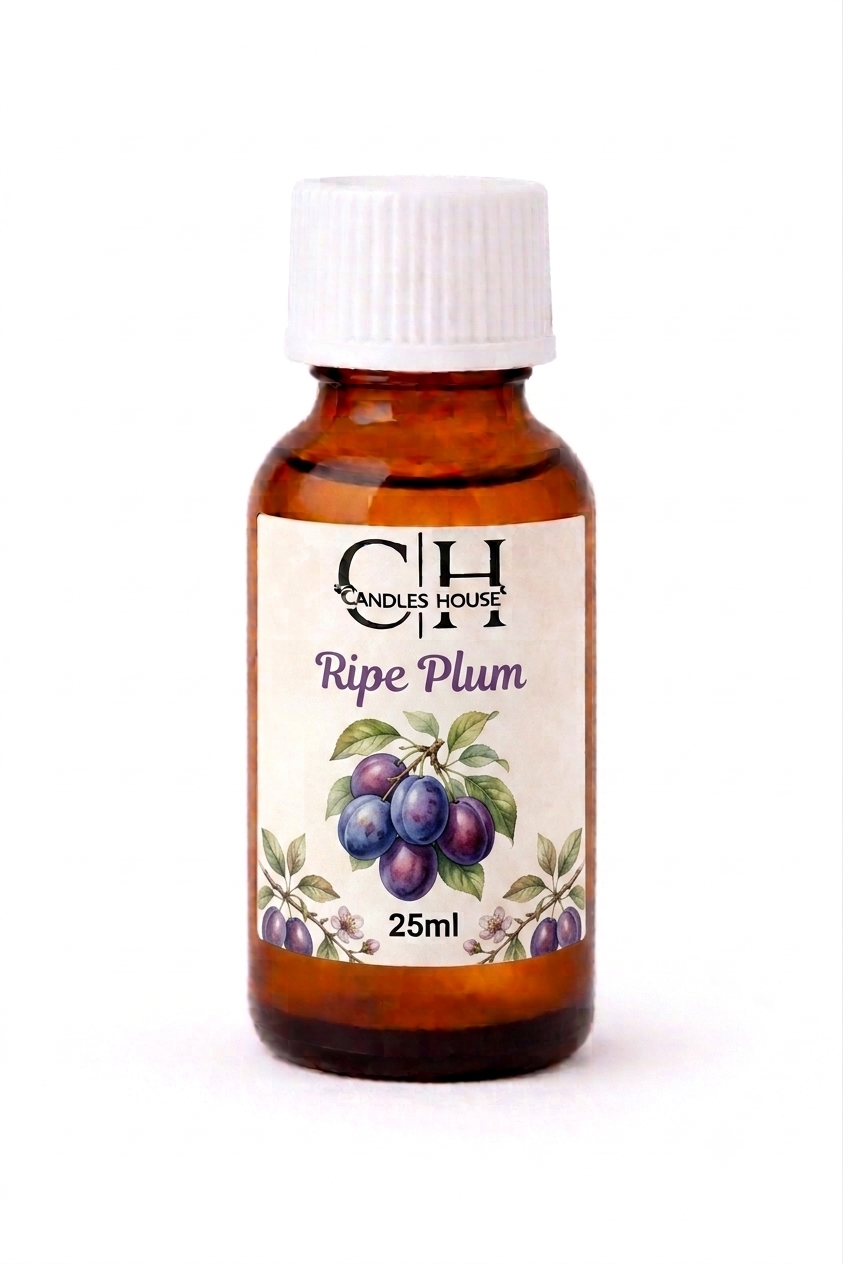 Ripe Plum Candle Fragrance Oil 25ml | Premium Fruity Scent for Candle Making | Candles House