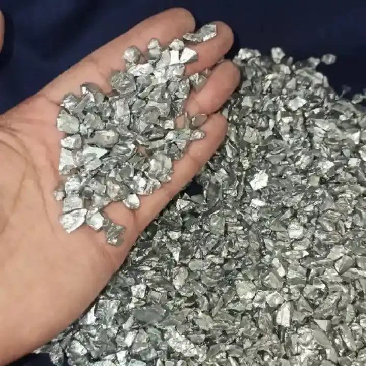Golden Silver Stones For Crafting Decorations Epoxy Resin Silver (132 pieces)