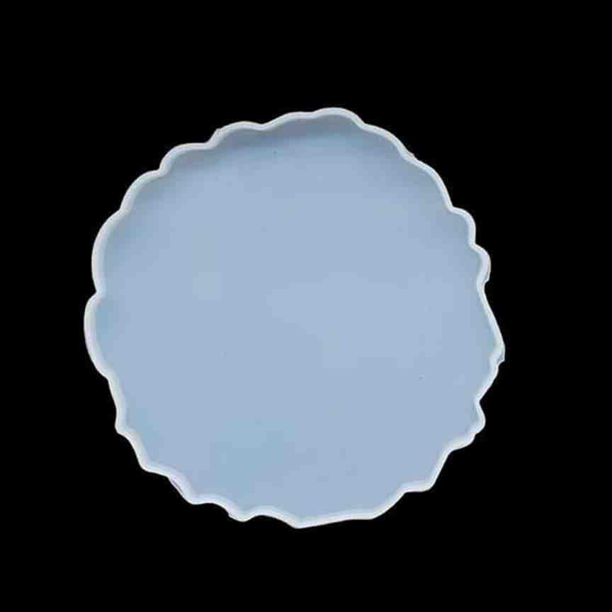 Irregular Round Coaster DIY Resin Silicone Mold
