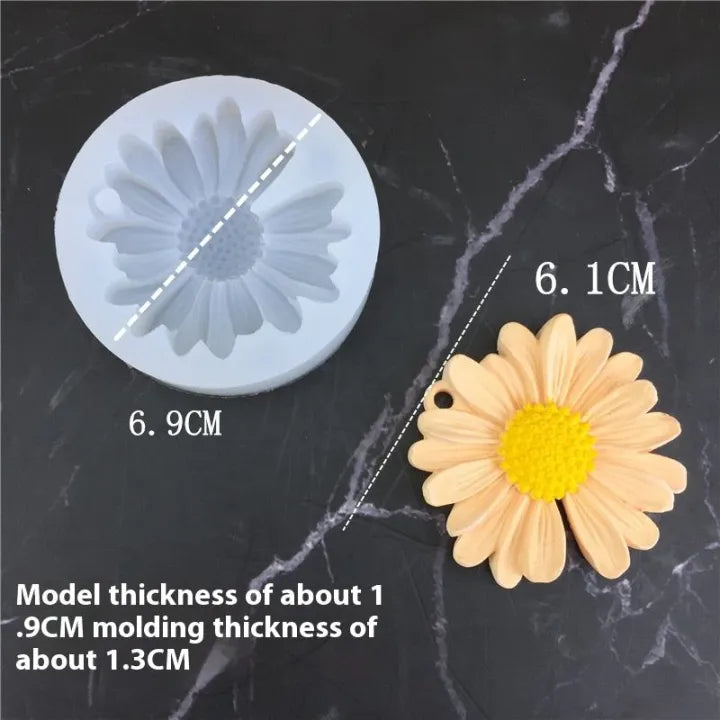 Flower Silicone Mold for Mobile Phone Shell Handmade DIY Jewelry Tool Decoration Resin Flower Shape Cake