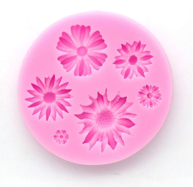 3D Flower Silicone Molds Fondant Craft Cake Candy Chocolate Sugarcraft Ice Pastry Baking Tool Mould