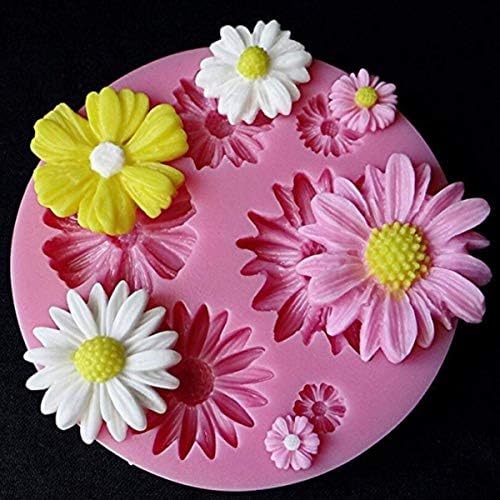 3D Flower Silicone Molds Fondant Craft Cake Candy Chocolate Sugarcraft Ice Pastry Baking Tool Mould