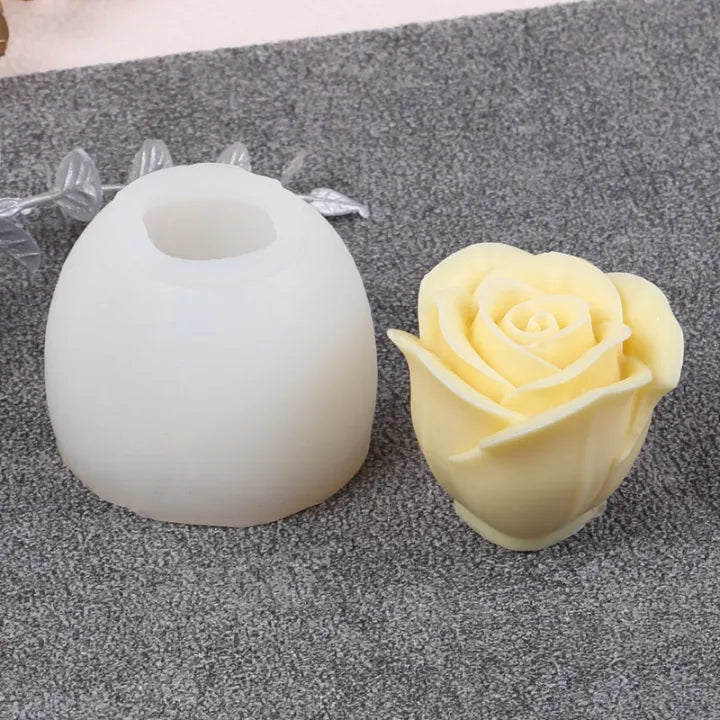 Rose Flower Silicone Mold for Dry Flowers & Resin Art – Handmade Decorative Craft Mold