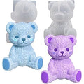 Teddy Bear Silicone Candle Mold – Cute Handmade Decorative Candle Making Mold