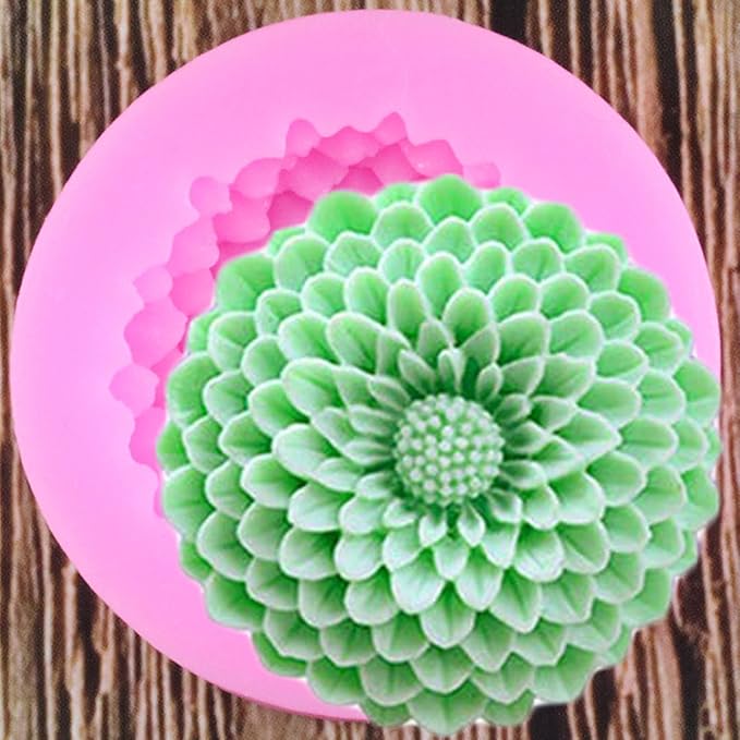 Small Sunflower Silicone Mold for Fondant Chocolate Candy Cake Decorating Candle Soap Baking Pastry Polymer Clay