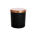 Luxury Black Jar with Golden Lid for Candle Making