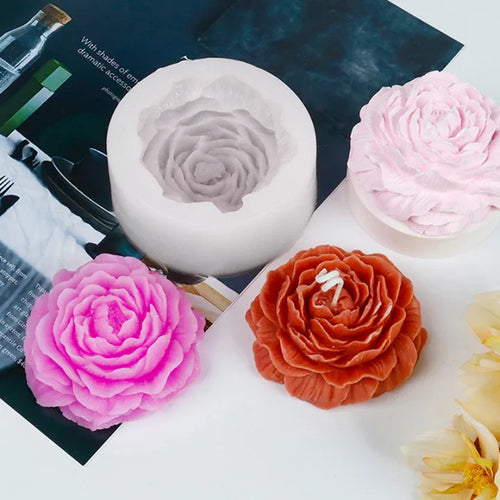 3D Peony Flower Silicone Mold