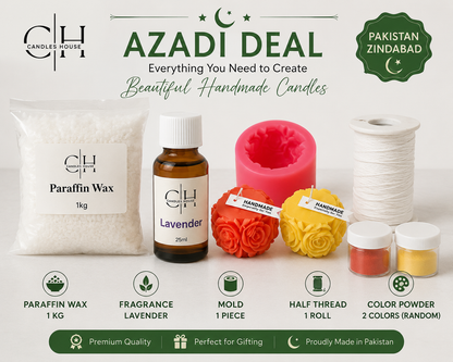 14 August Beginner Candle Making Deal | Complete Starter Kit | Candles House