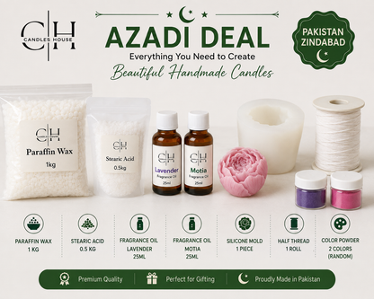 Azadi Candle Making Deal – Complete Candle Making Starter Kit
