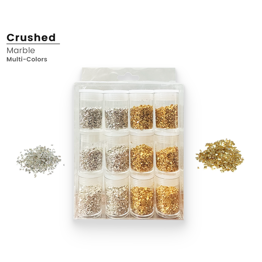 Crush Marble – Multi Colors – Pack of 12 Pcs