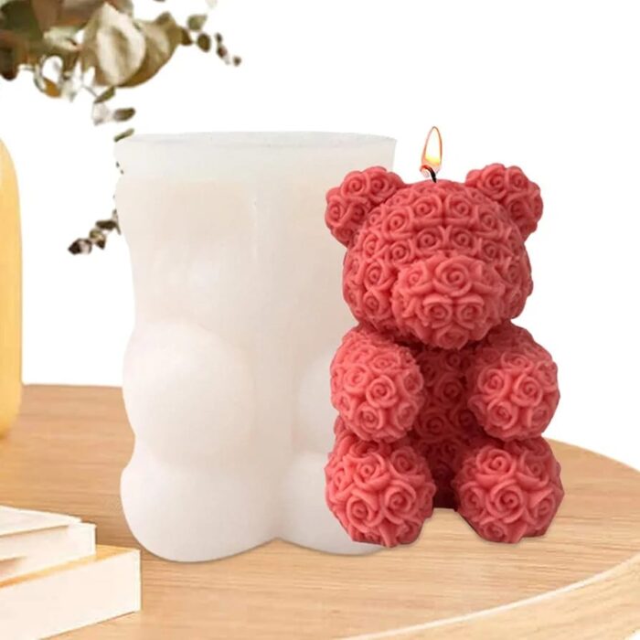 Teddy Bear Candle – Silicone Mold