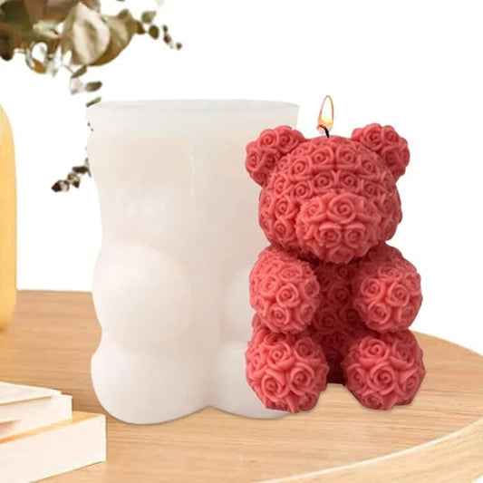 Teddy Bear Candle – Silicone Mold