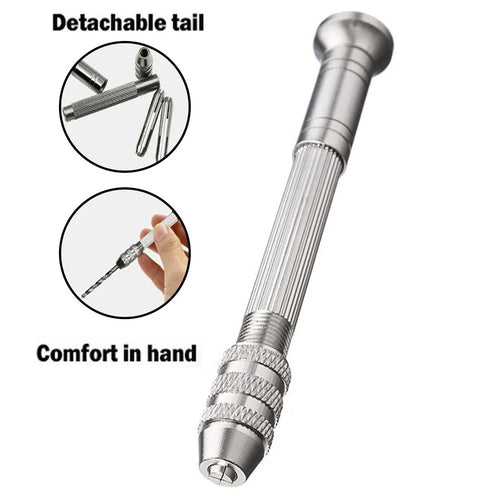 Hand Drill 13 Pcs Set for Jewelry Wood Plastic Model Making