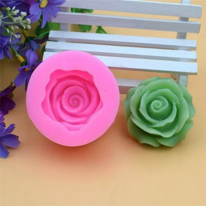 3D Beautiful Roses Silicone Mold DIY Chocolate Cake Decorating Tools Fondant Wedding Cake Decoration Flowers Soap Mold